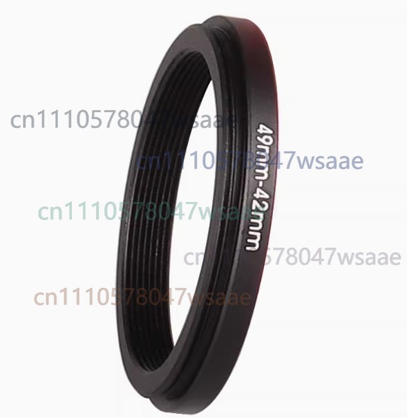 Lens Adapter Ring - M49 49x0.75mm Dişi - M42 42x0.75mm