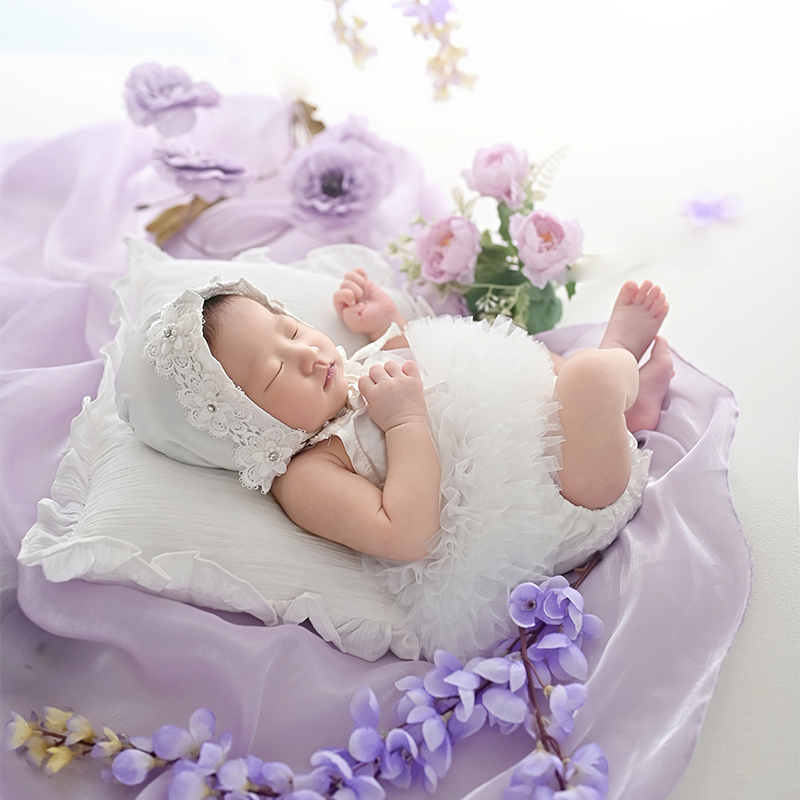 Photography Outfits - Yenidoğan Fotoğrafçılığı Kıyafeti Bebek Kız Dantel