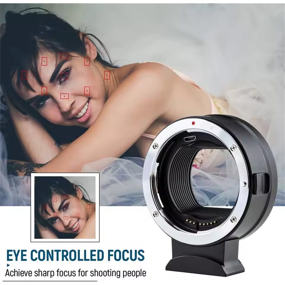 Lens Adapter Ring - A14G EF-EOSR Otomatik Adaptör Halkası EF
