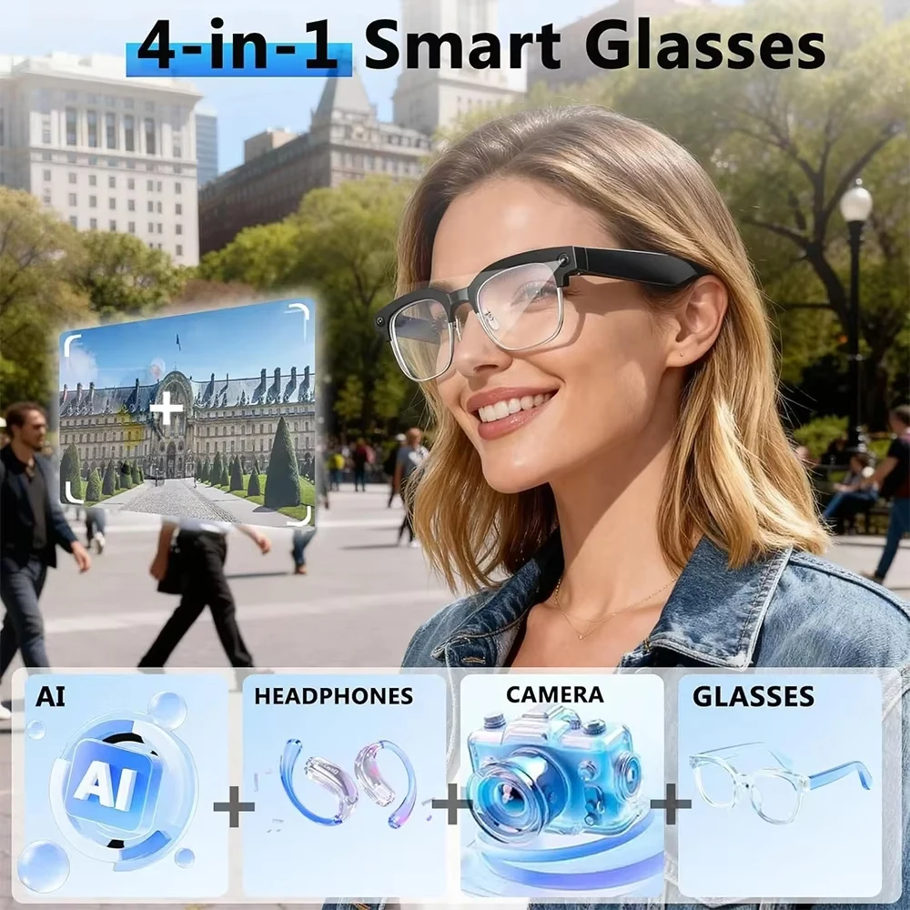 4K Akıllı Yapay Zeka Gözlüğü 8 - Photography With Ai incelemesi ve fiyatı