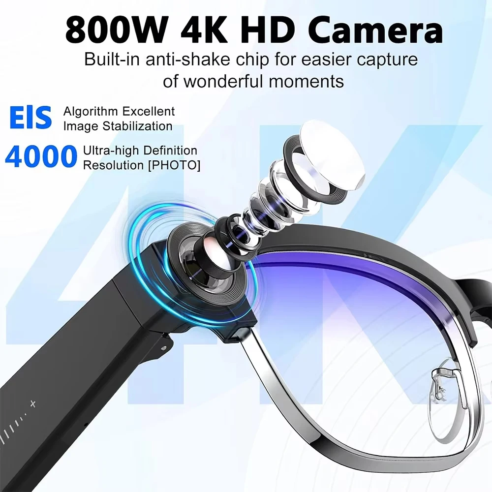 4K Akıllı Yapay Zeka Gözlüğü 8 - Photography With Ai incelemesi ve fiyatı