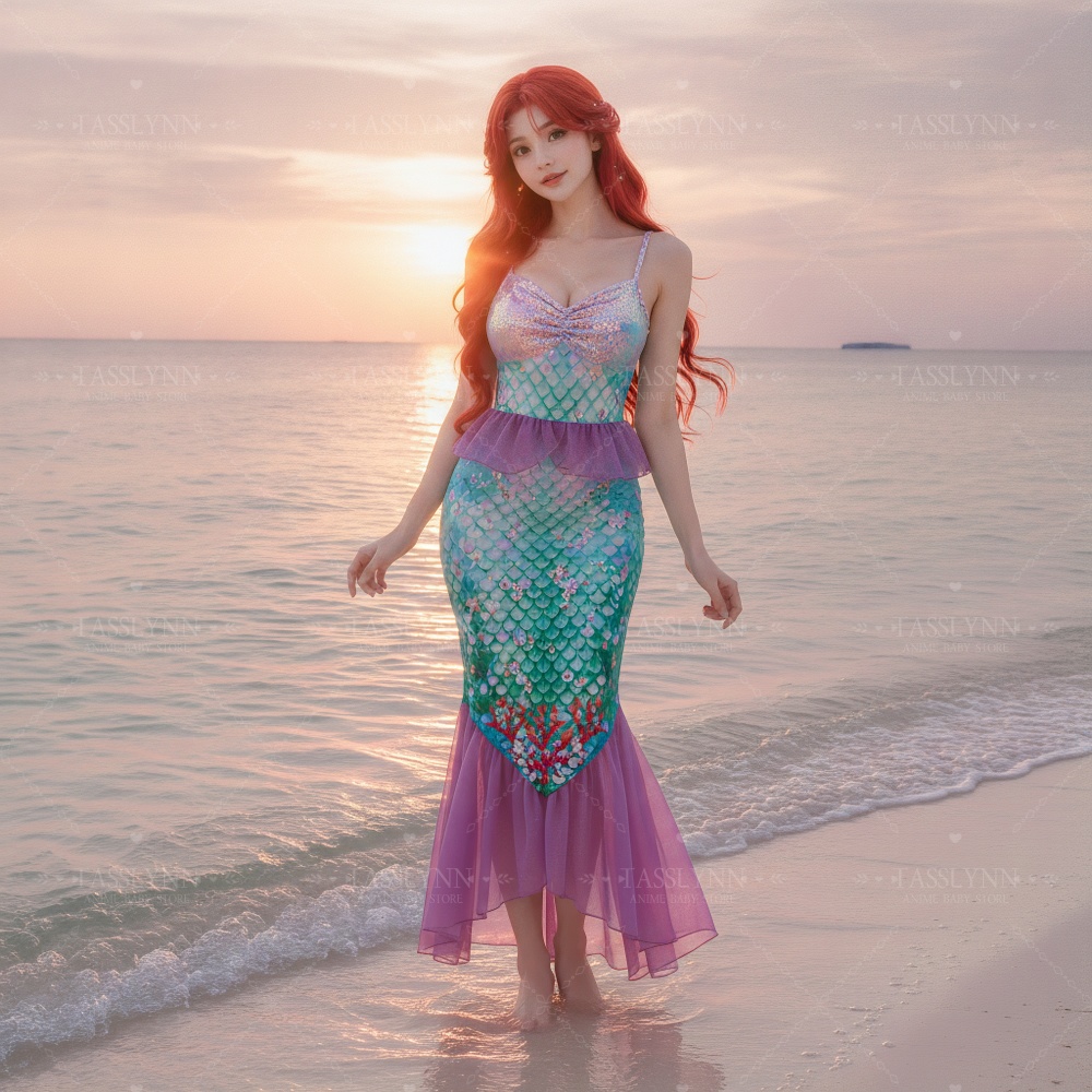 Küçük Denizkızı Ariel Cosplay  - Photography Outfits incelemesi ve fiyatı