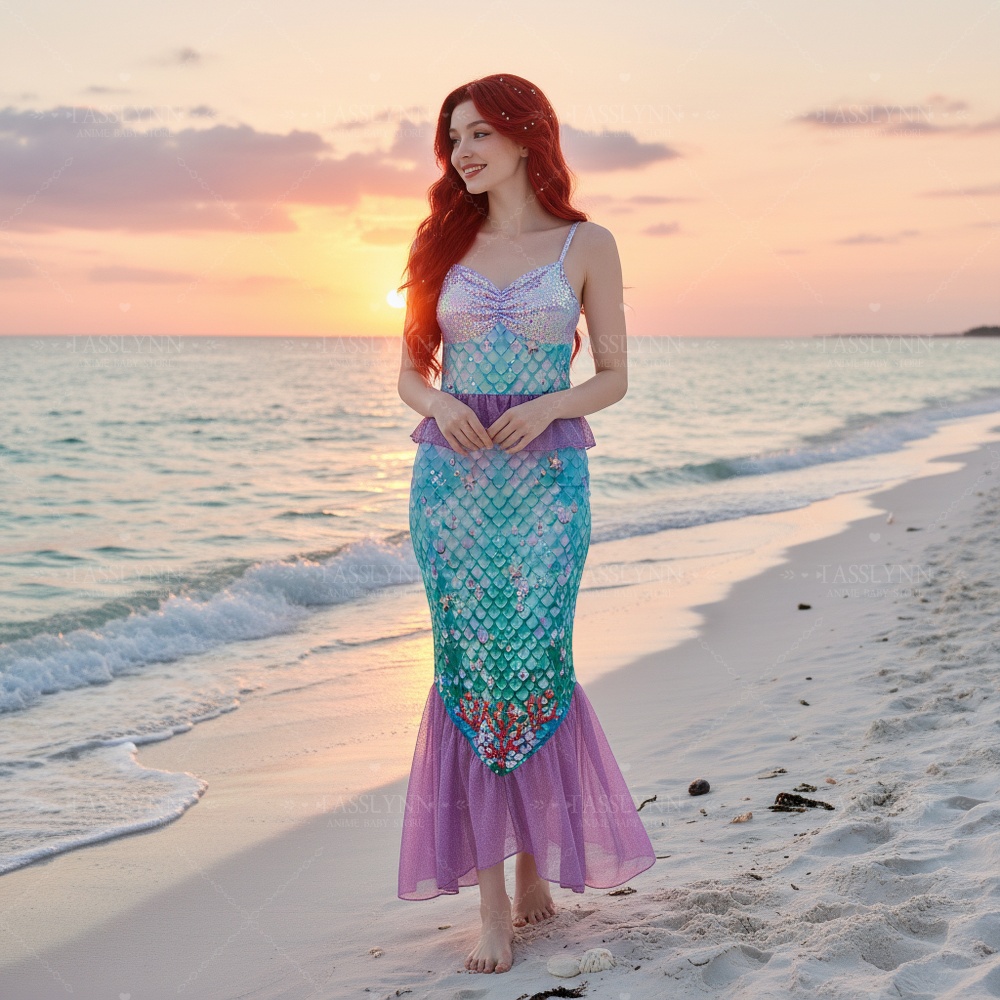 Küçük Denizkızı Ariel Cosplay  - Photography Outfits incelemesi ve fiyatı
