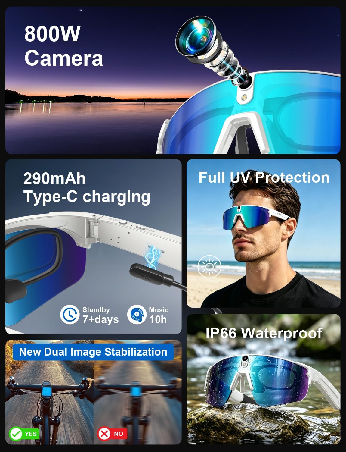 2026 4K 8MP AI Akıllı Gözlük S - Photography With Ai incelemesi ve fiyatı