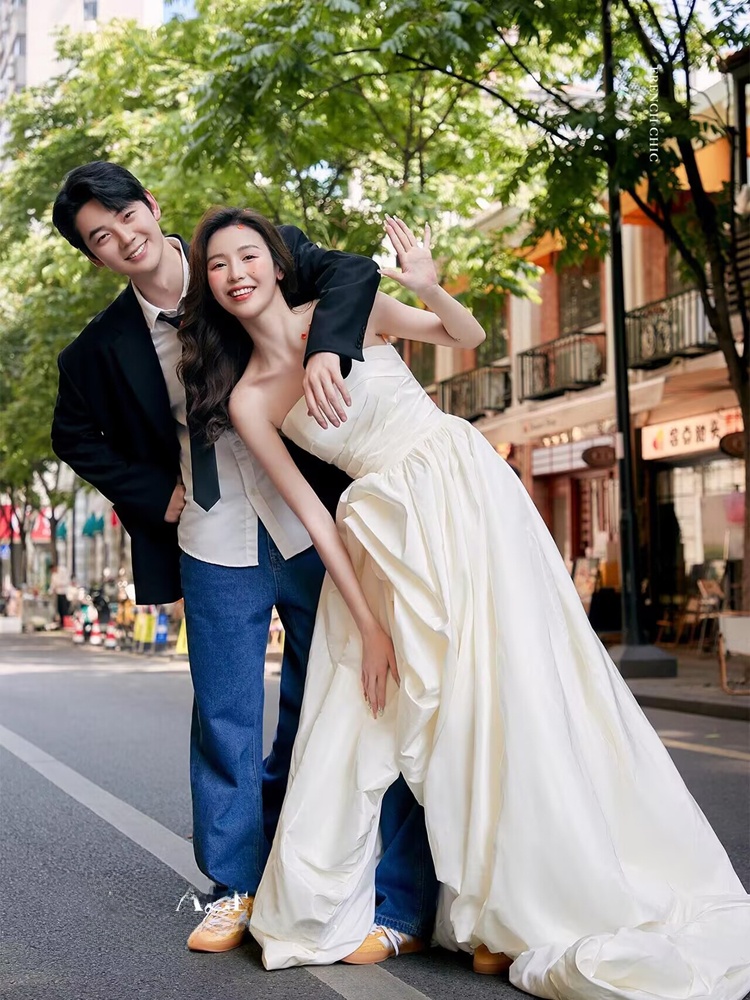 Moda Kore Tarzı Denim Sokak St - Photography Outfits incelemesi ve fiyatı